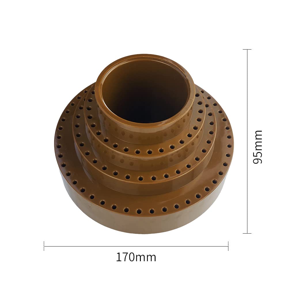 Rotary Bur Holder with 116 Holes - Universal Rotary Tool Bit Holder Accessory for Woodworking, Metal Engraving & DIY Crafts