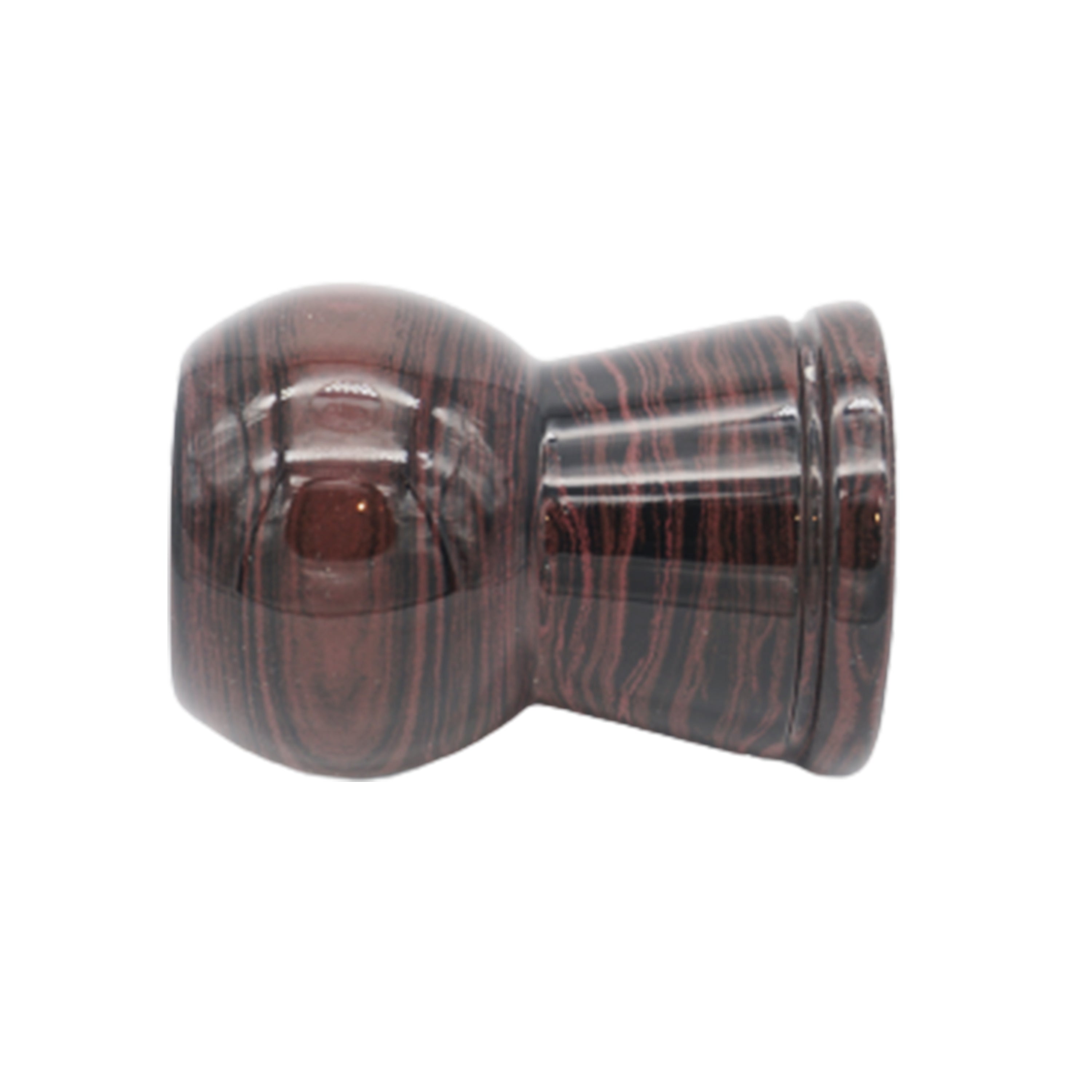 Premium Handmade Raspberry Ebonite Shaving Brush Handle - Compatible with 24mm & 26mm Knots - Perfect for Wet Shaving & Luxury Grooming Gifts