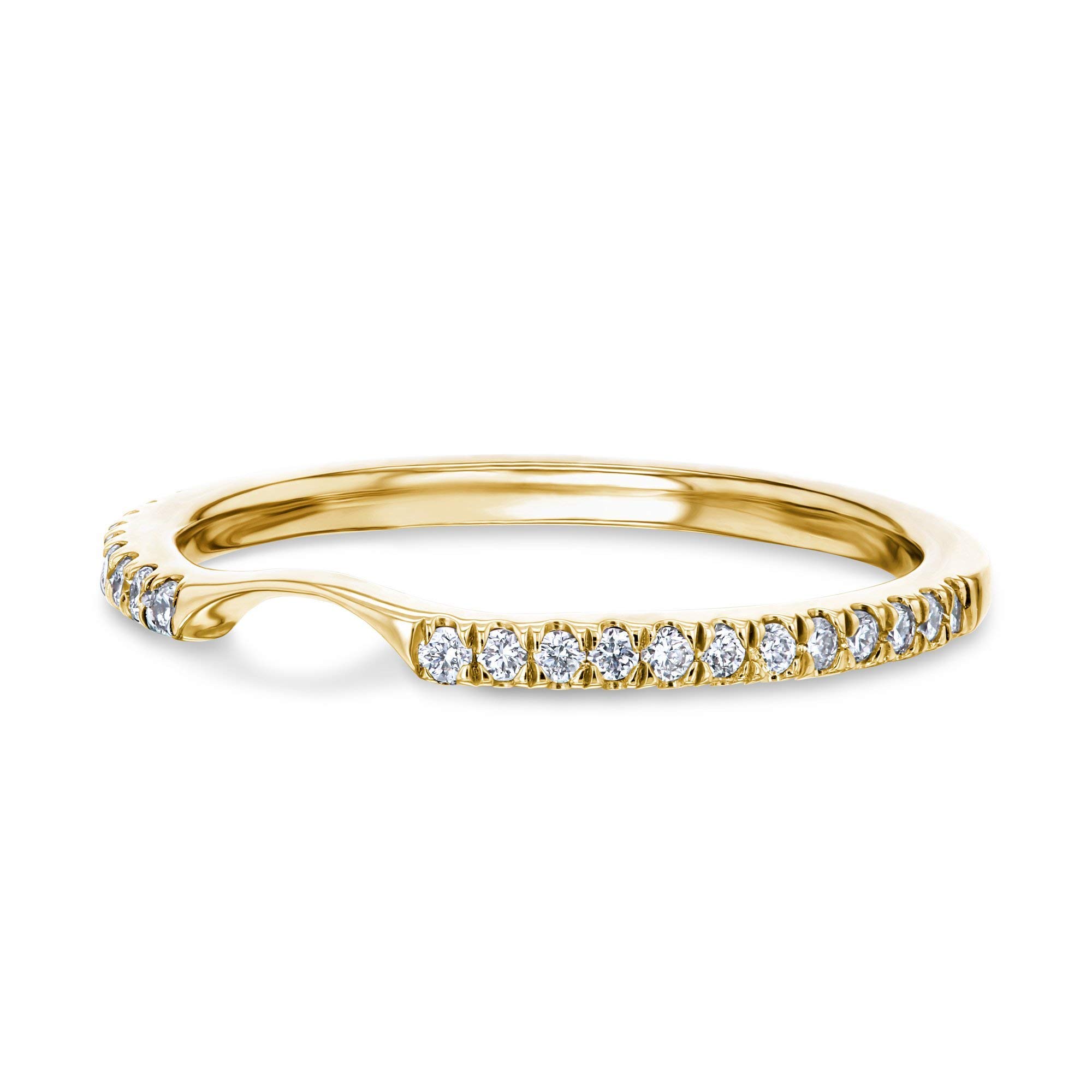 Kobelli 61766 Lab Grown Diamond Wedding Band Ring for Women - Eco-Friendly & Conflict-Free Diamond Jewelry for Engagement, Anniversary & Special Occasions