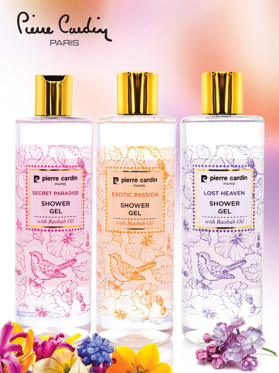 Natural Moisturizing Shower Gel for Women & Men - Exotic Passion Scent, 13.5 oz / 400 ml | Hydrating Body Wash for Dry Skin, Daily Bath & Relaxation