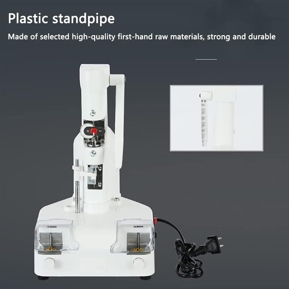 Electric Punch Machine for Optical Lenses - Glass Cutting Tool, Notch Drill for Eyeglass Lenses, Precision Positioning Processing Equipment for Optical Shops | Professional Eyewear Workshop & Lens Manufacturing Tool