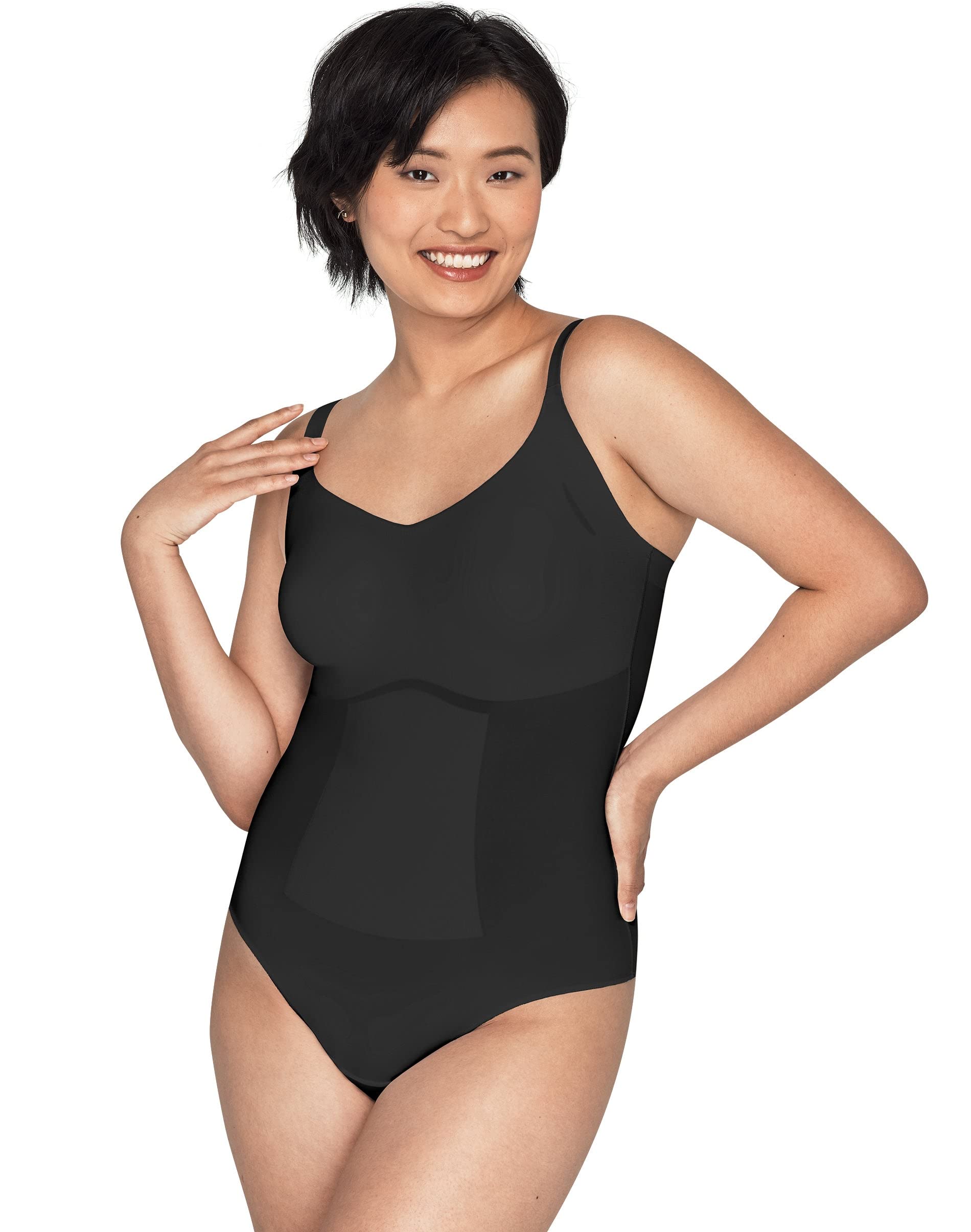 Maidenform Power Players Shapewear - Wireless Thong Bodysuit for Smoothing & Shaping with Cool Comfort & Firm Control | Perfect for Everyday Wear, Special Occasions & Body Confidence