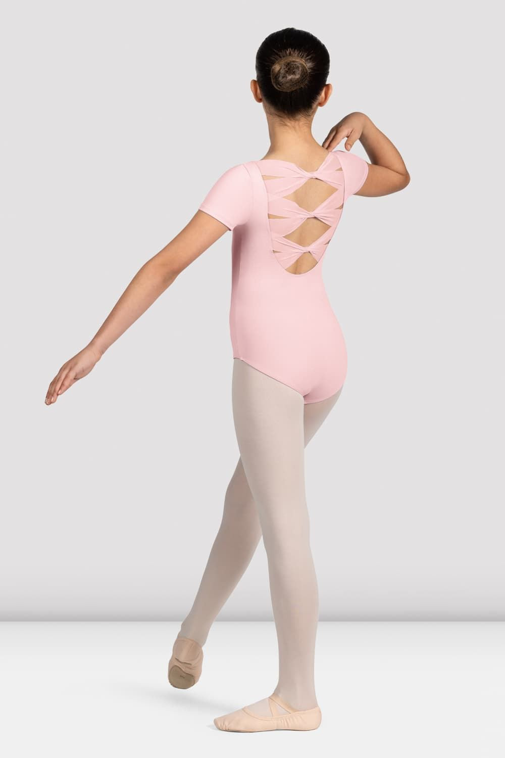 Mirella Glow Girl Cap Sleeve Leotard for Girls - Dance, Gymnastics & Performance Wear - Sparkly Ballet Leotard for Kids & Toddlers