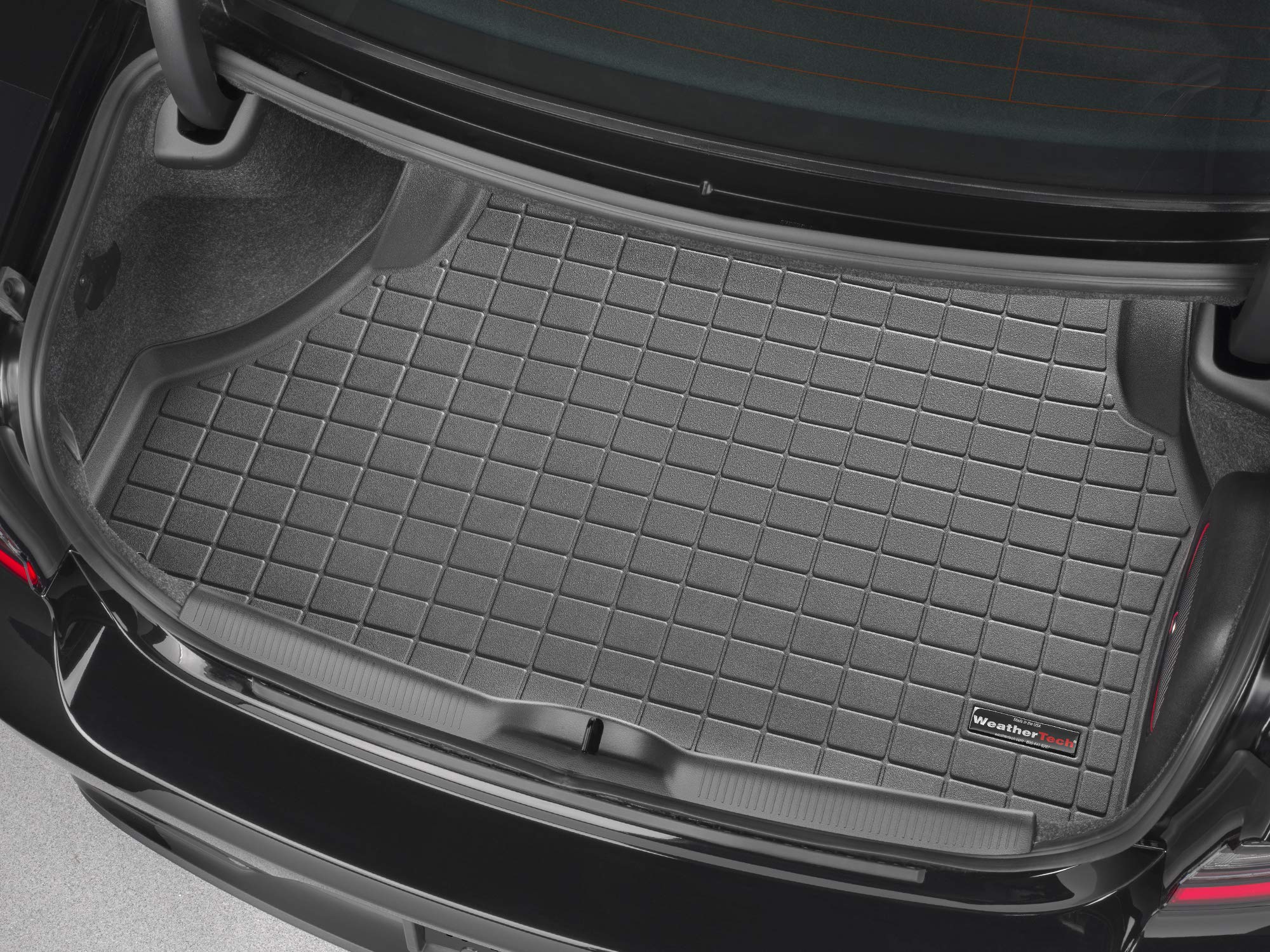 WeatherTech Cargo Trunk Liner for Dodge 300 & Charger - Custom Fit All-Weather Protection (Model 40270) Black - Perfect for Road Trips & Daily Commute