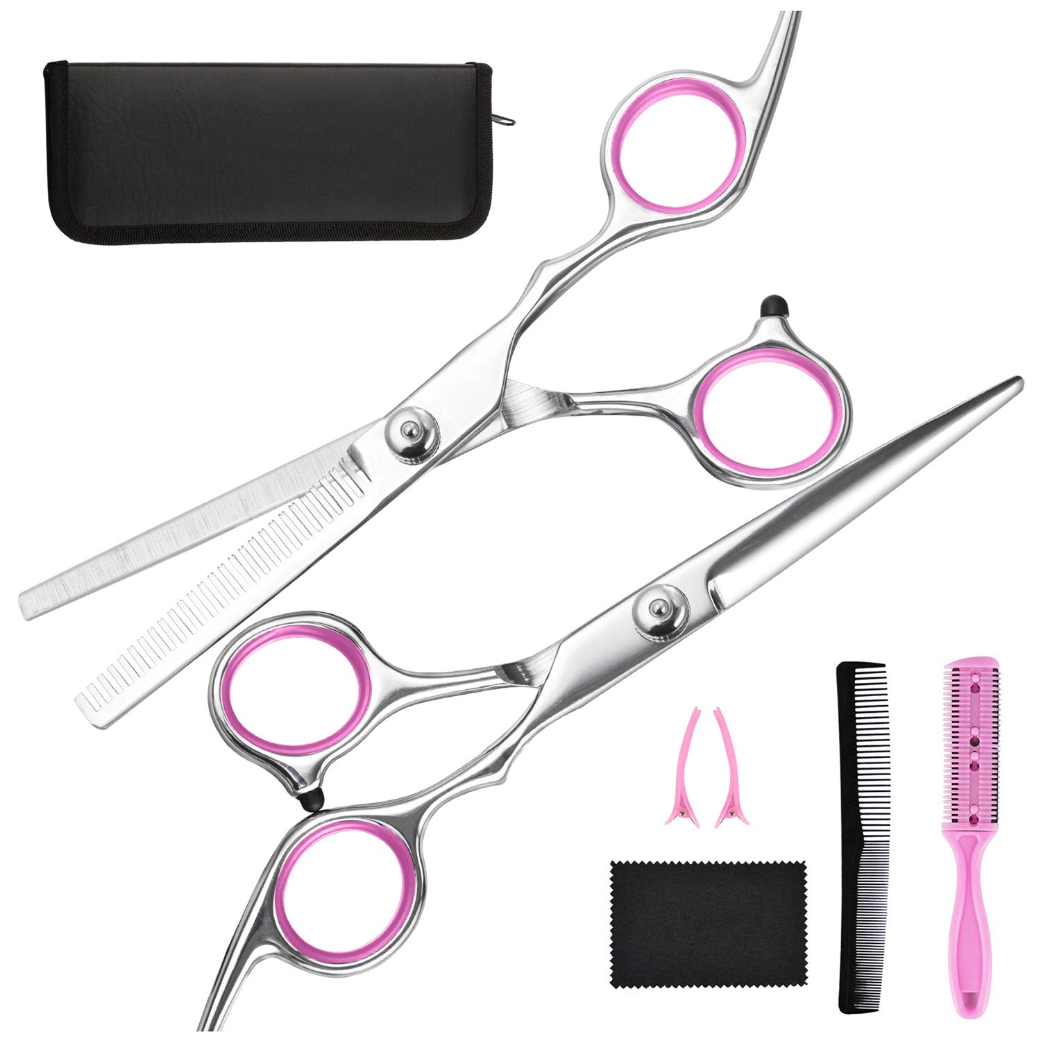 Professional Hair Cutting Scissors Set - 6