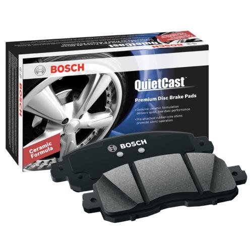 BOSCH BC1274 QuietCast Premium Ceramic Disc Brake Pad Set - Rear Brake Pads for Dodge Nitro, Jeep Liberty, Wrangler & Wrangler JK | Low Noise & High Performance | Perfect for Off-Roading, Daily Commuting & Heavy-Duty Driving