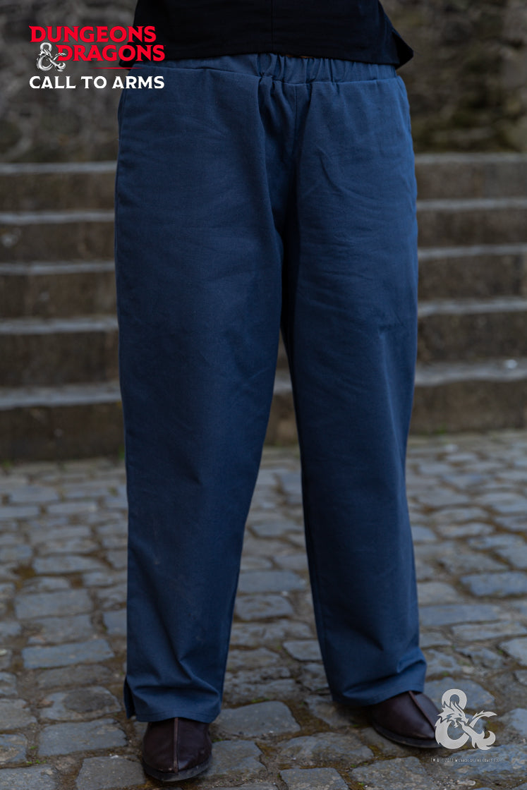 Dungeons & Dragons Rogue Pants - Woad Blue Fantasy RPG Costume for Cosplay & LARP Adventures
