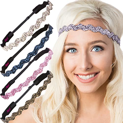 Wave Brown/L. Pink/Navy/Rose Gold/Gunmetal 5pk