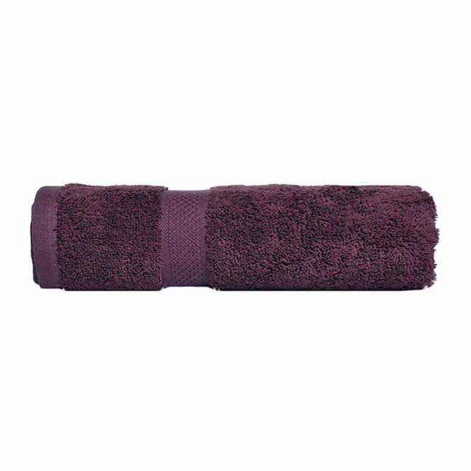 Premium 100% Combed Cotton Bath Towels - Soft & Absorbent - Aubergine Purple - Luxury Spa & Bathroom Essentials for Home & Hotel Use