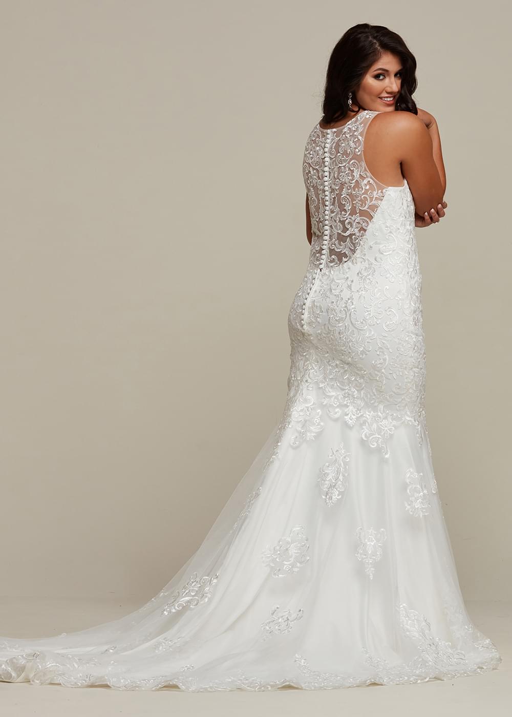 Elegant Aliyah Wedding Dress for Bride - Try at Home Before Buying | Perfect for Church, Beach & Garden Weddings
