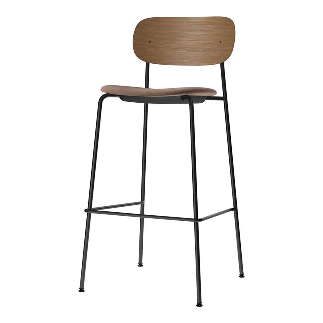 Co Bar Chair with Upholstered Seat - Modern Counter Height Stool for Kitchen Island, Bar, and Dining Room - Comfortable & Stylish Seating Solution