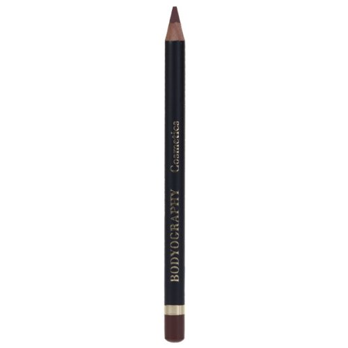 BODYOGRAPHY Cream Lip Pencil in Rosewood - Waterproof, Long-Lasting Lip Liner with Coconut Oil & Vitamin E | Gluten-Free, Cruelty-Free, Paraben-Free Vegan Makeup | Perfect for Salon, Bridal & Everyday Wear