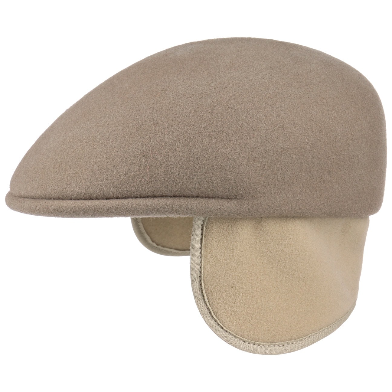 Lierys Winter Outdoor Flat Cap with Ear Flaps - Warm Fleece Lined Hunting Hat for Men - Perfect for Hiking, Camping & Cold Weather Activities