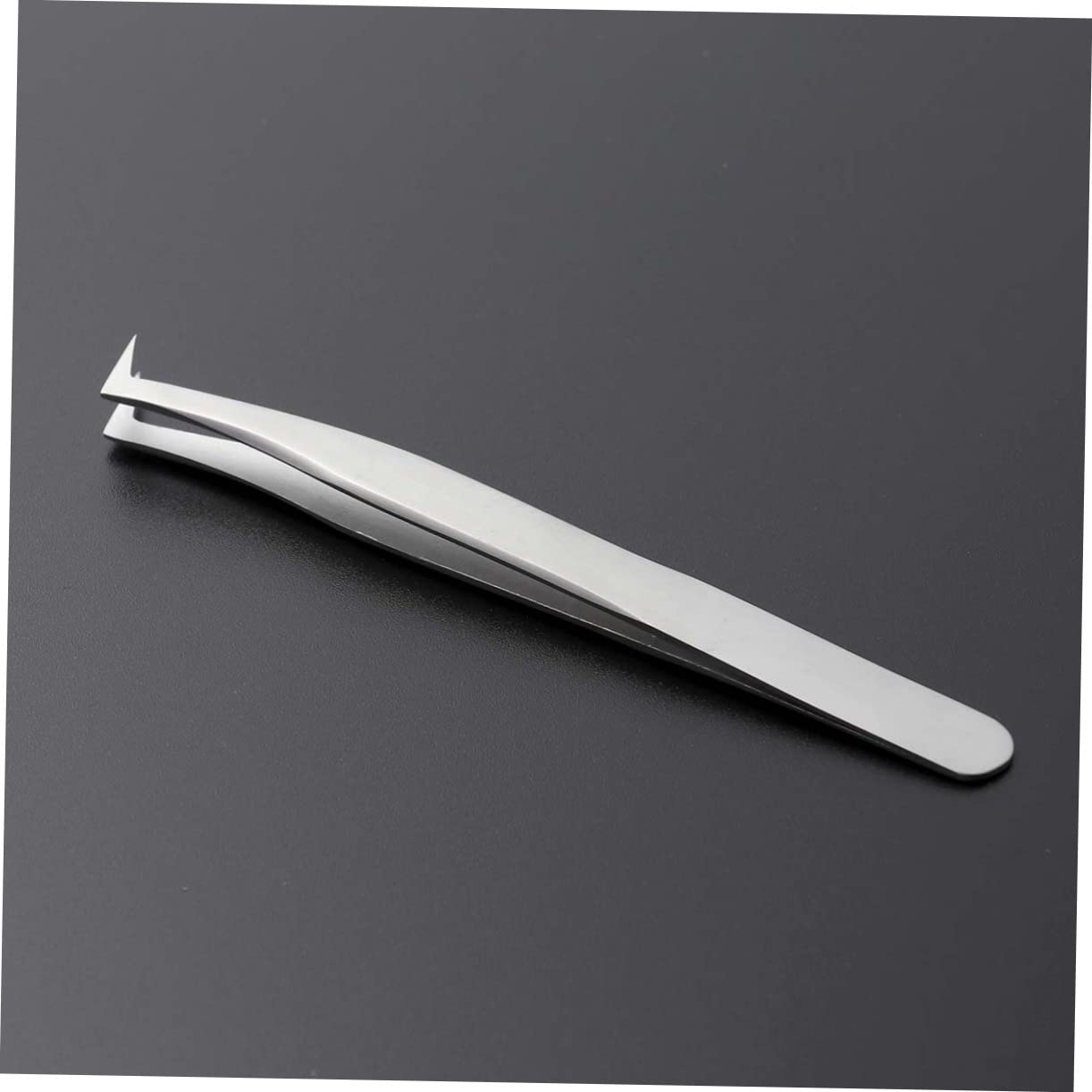 Premium Stainless Steel False Eyelash Tweezers - High Precision Eyelash Applicator for Women | Perfect for Salon, Home Use & Professional Makeup Artists