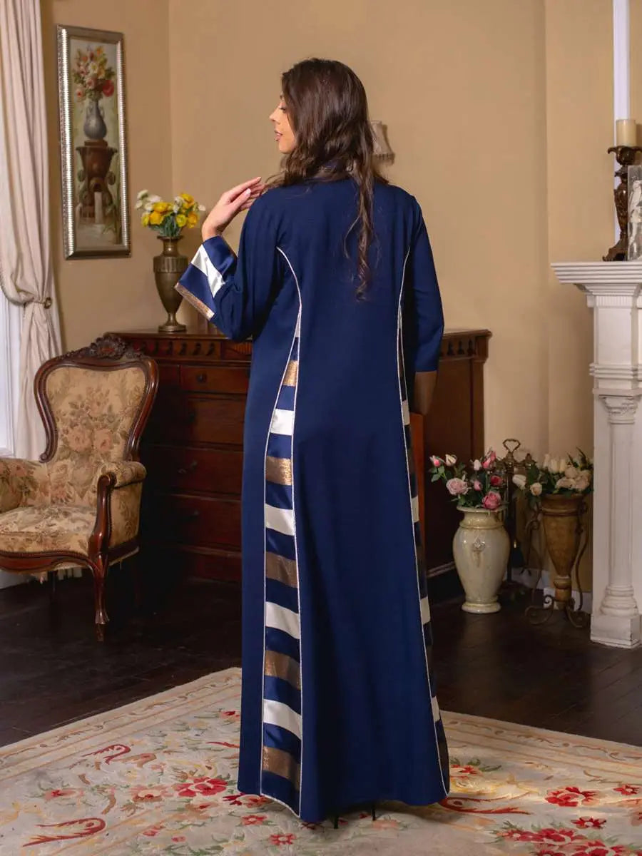 Elegant Eid Dress for Women - Sparkling Sequins & Embroidery Kaftan Caftan Outfit | Perfect for Eid Celebrations, Weddings & Special Occasions