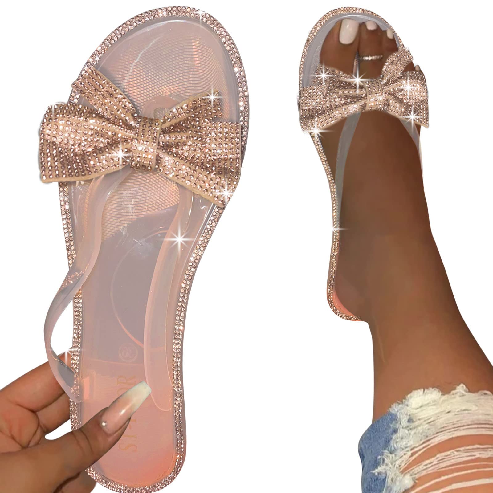 **Plus Size Sandals for Women Wide Width - Comfortable Open Toe Platform Wedge Sandals for Summer, Beach & Travel | Casual Flats for Walking & Outdoor Activities**