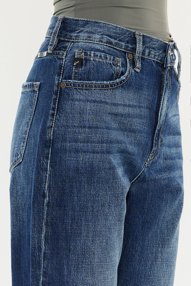Finley Essentials High Rise Straight Leg Jeans for Women - Comfortable & Stretchy Denim Pants - Perfect for Casual Wear, Office & Everyday Outfits