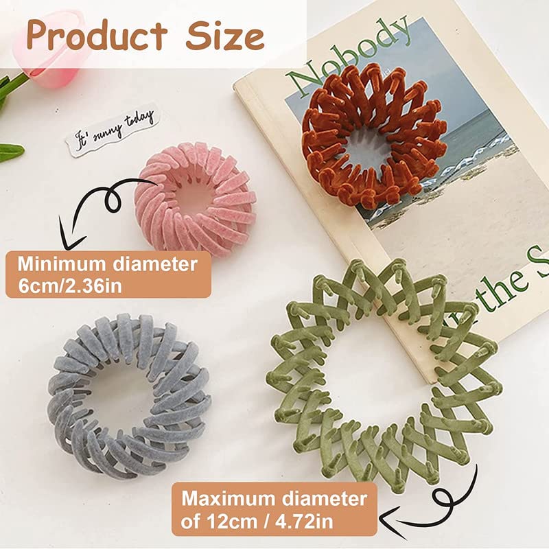 RECTYO GALLERY 1-Pack Bird Nest Hair Clip Holder - Ponytail & Bun Barz Accessories for Women & Girls - Perfect for Home, Office & Travel Hair Organization