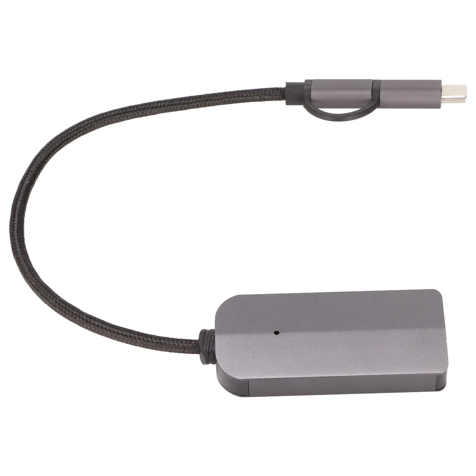 Digital AV Sync Screen Connector - Portable HDMI Adapter with 2 Plug Options for Stable 4K Viewing | Universal HDTV Cable Converter for Conference Rooms, Home Theaters & Office Presentations