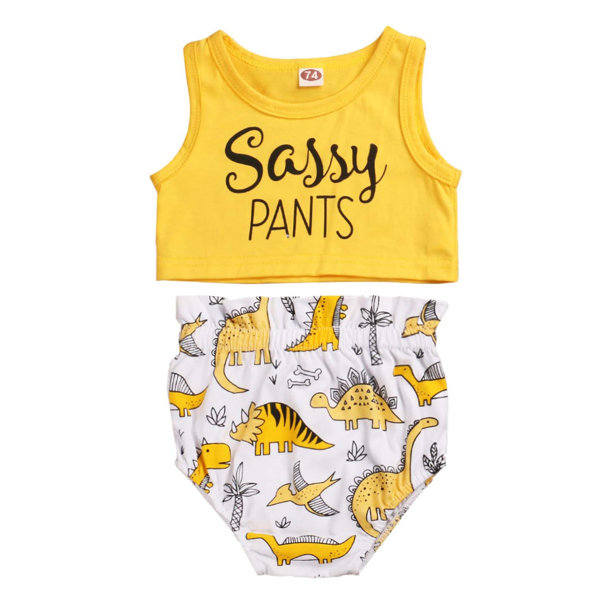 JBEELATE Toddler Baby Girls Boys Summer Outfit - Sleeveless Top & Tassel Shorts 2-Piece Set | Cute Playtime & Beachwear for 1-3 Year Olds