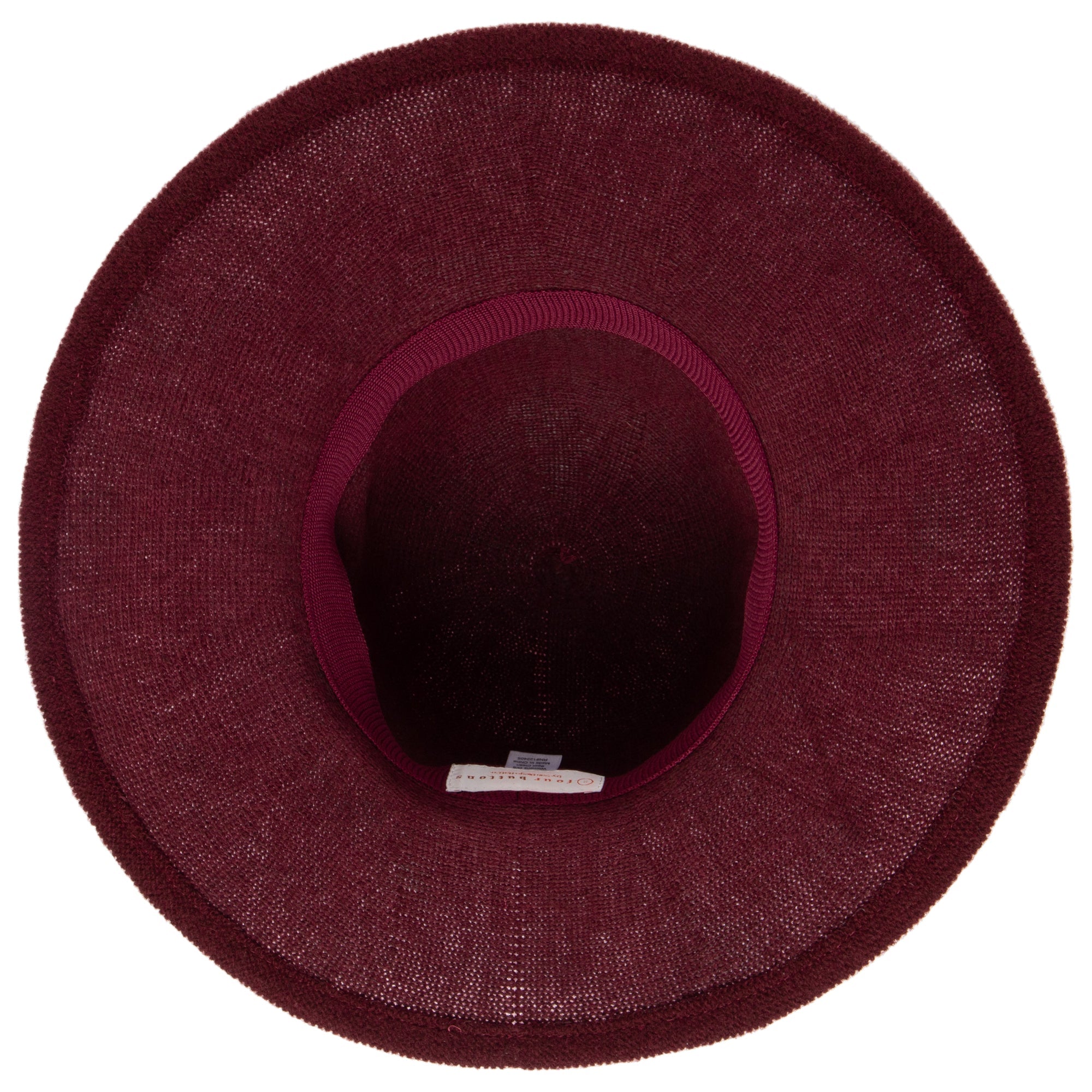Women's Floppy Knit Hat with Faux Leather Knot Trim - Stylish Winter Beanie for Outdoor Activities & Casual Wear