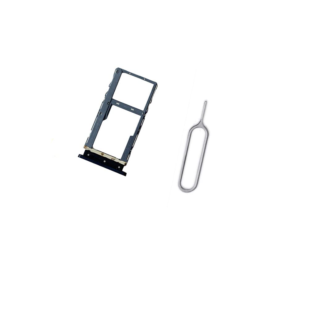 Original SIM Card Tray Holder SD Tray Replacement for TCL 30 T T603DL - Black | Compatible with TCL 30 T Smartphone | Easy Installation & Secure Fit