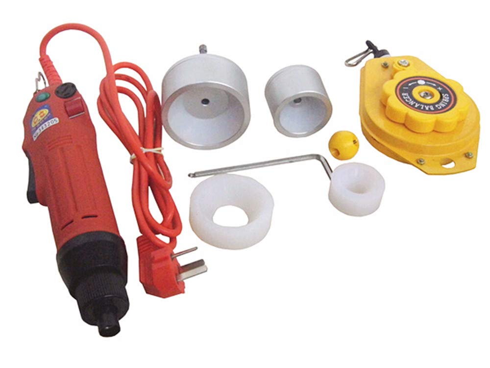 CGOLDENWALL Electric Bottle Capping Machine - Automatic Screw Cap Sealer for Round Bottles (10-50mm Diameter) | 110V/220V Dual Voltage | Perfect for Home Brewing, DIY Cosmetics & Small Business Packaging