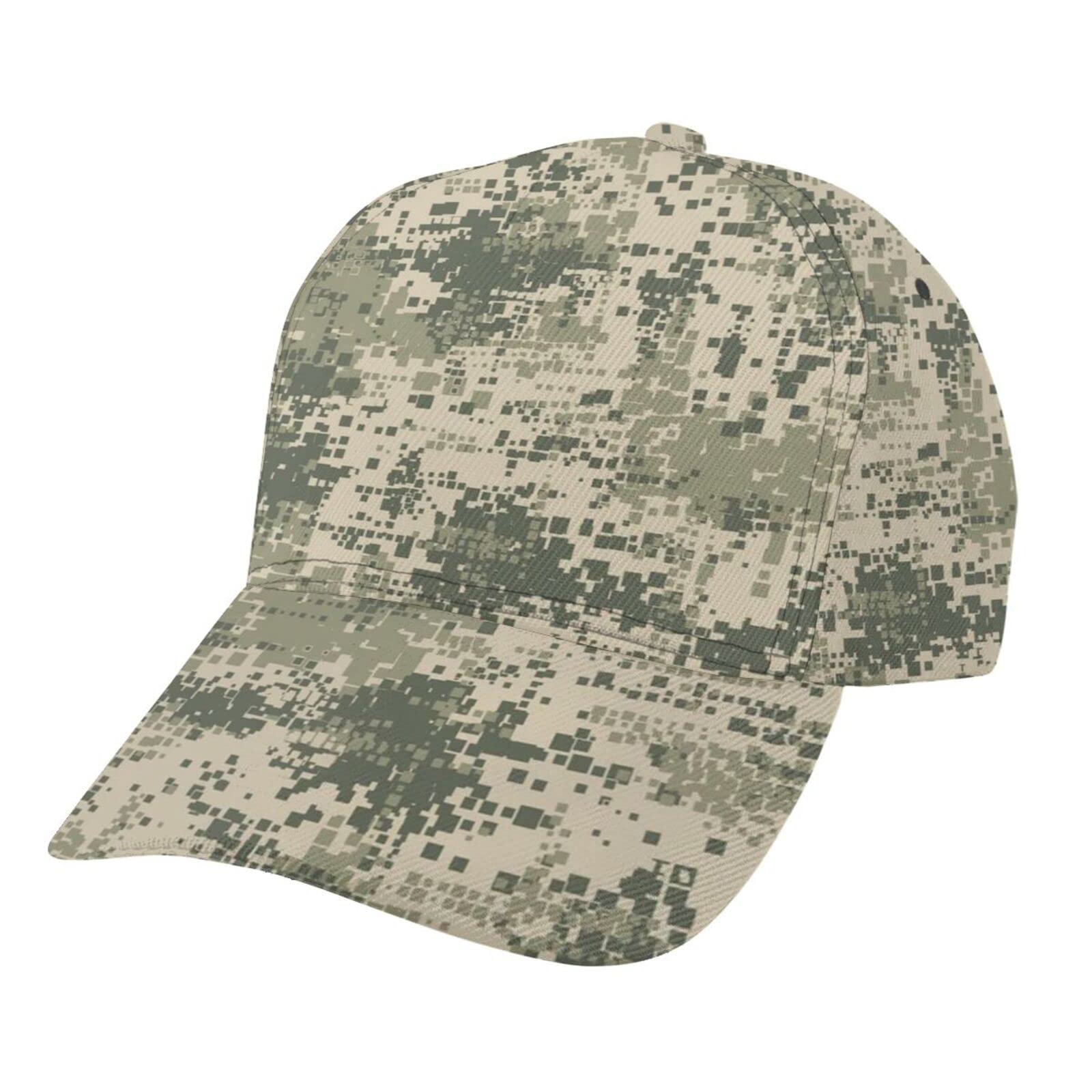 Camouflage Army Pixel Baseball Cap - Adjustable Snapback for Men & Women | Outdoor & Hip Hop Style