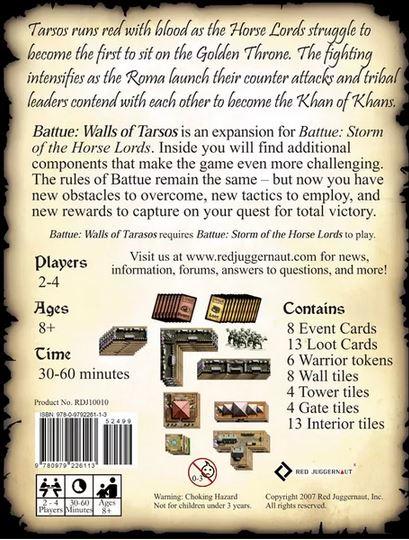 Battue War of Tarsos Expansion - Strategy Board Game for Adults & Teens | Epic Historical Battles | Perfect for Game Nights & Family Gatherings