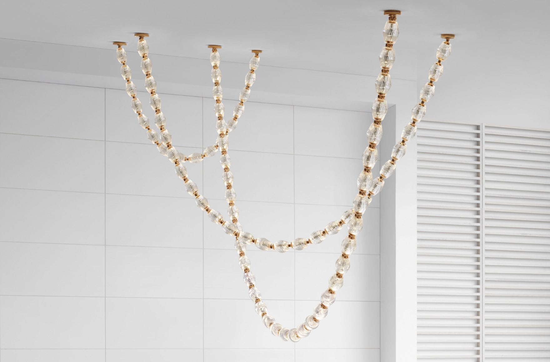 Elegant Dolce Crystal Chandelier - Modern Luxury Ceiling Light Fixture for Dining Room, Living Room & Bedroom Decor