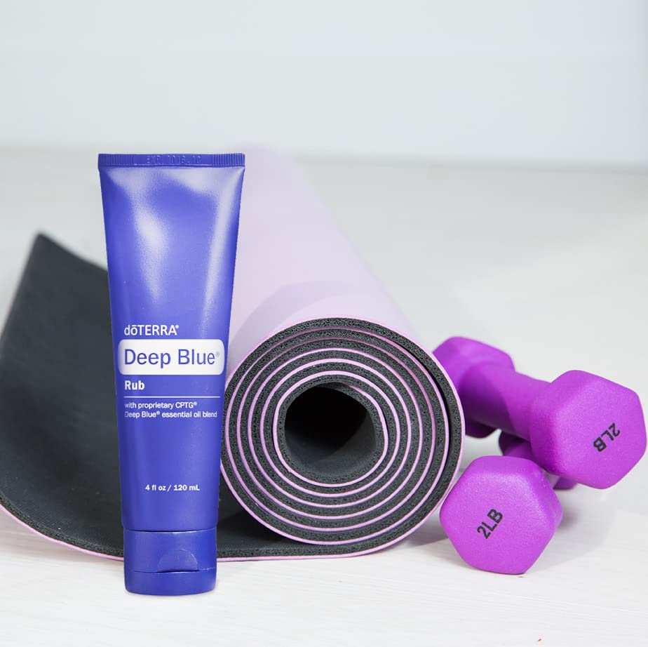 Deep Blue Sore Muscle Rub & Soothing Essential Oil Blend 2-Piece Set - Natural Pain Relief for Back, Neck & Joints - Perfect for Post-Workout Recovery & Massage Therapy