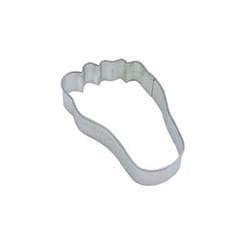 2-Piece Baby Foot Shaped Metal Cookie Cutters for Baking - Perfect for Baby Showers, Birthdays, and Holiday Cookie Decorating