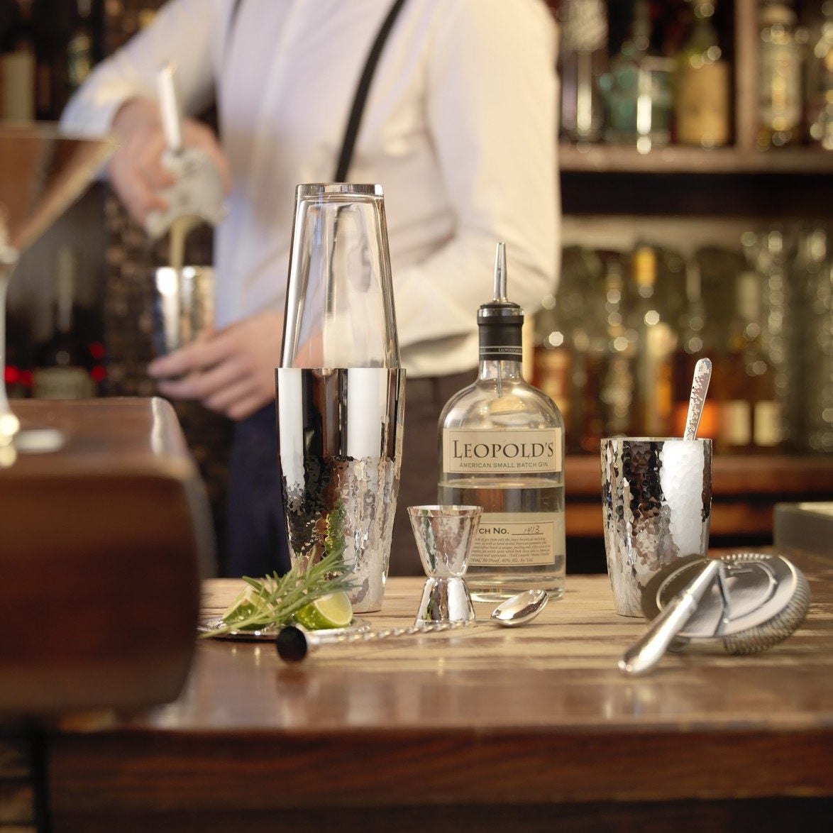 Premium Martelé Bar Spoon - 12 Inch Stainless Steel Cocktail Mixing Spoon for Bartenders - Perfect for Mixing, Stirring & Layering Drinks at Home Bars & Cocktail Parties