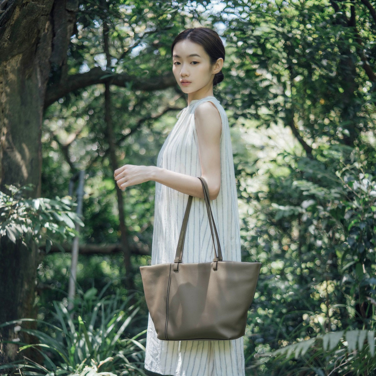 Stylish Clementine Leather Tote Bag for Women - Premium Genuine Leather Handbag with Spacious Interior - Perfect for Work, Travel & Everyday Use