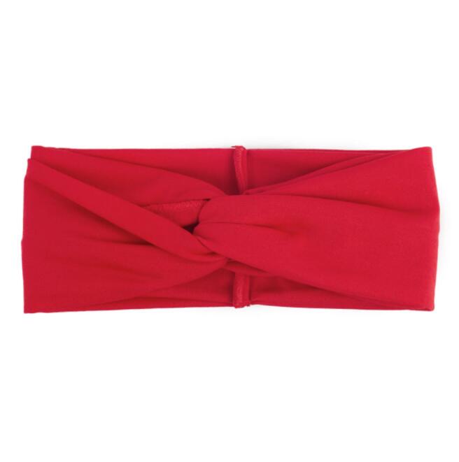 Women's Elastic Twist Turban Headband - Soft Stretchy Yoga Headwrap for Sports, Workouts & Everyday Style - Hair Accessories for Women & Girls