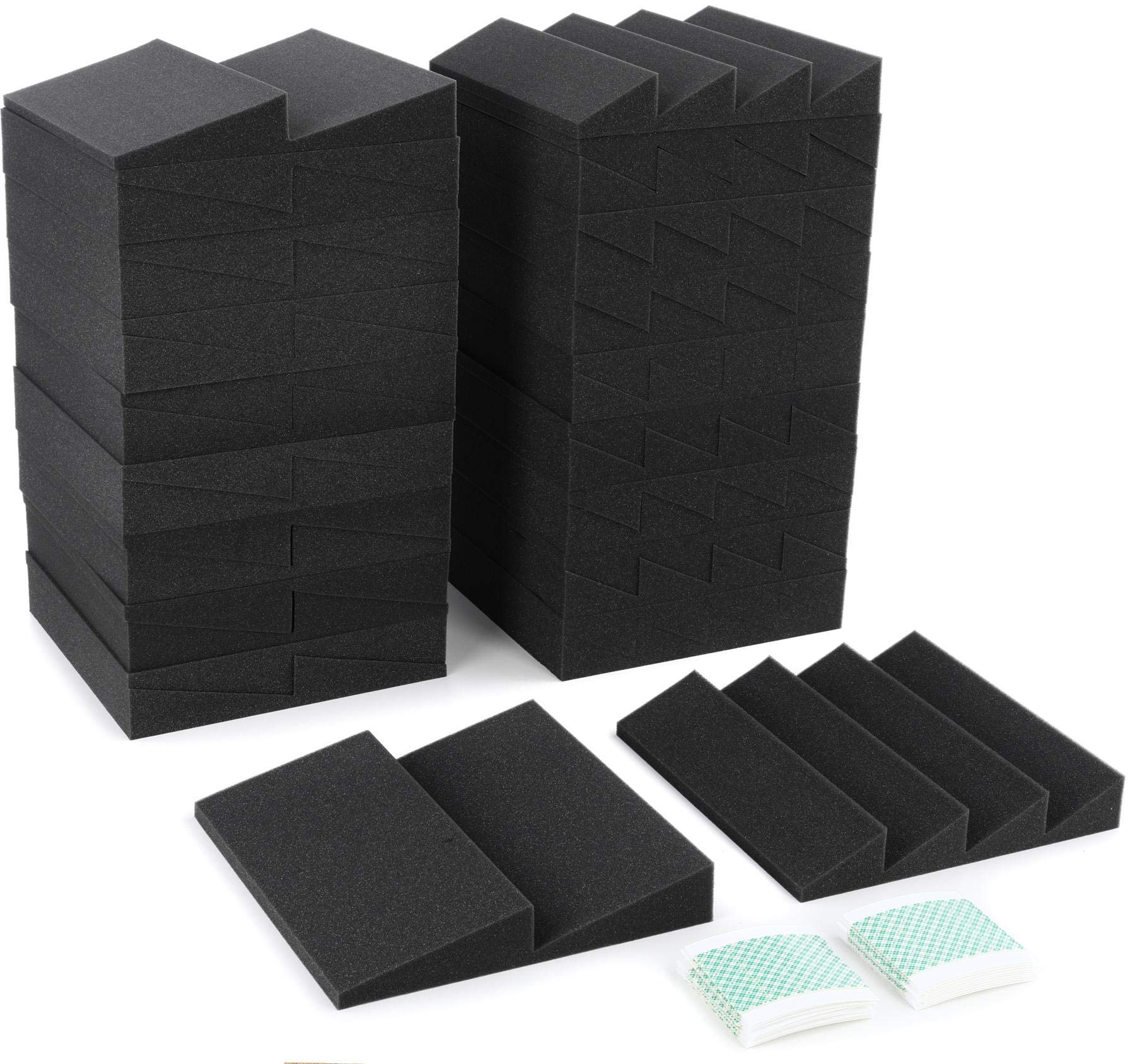 Auralex D36-DST Roominator Acoustic Treatment Kit - Charcoal Soundproofing Foam Panels for Home Studio, Office & Podcasting | Noise Reduction & Echo Control for Professional Audio Recording