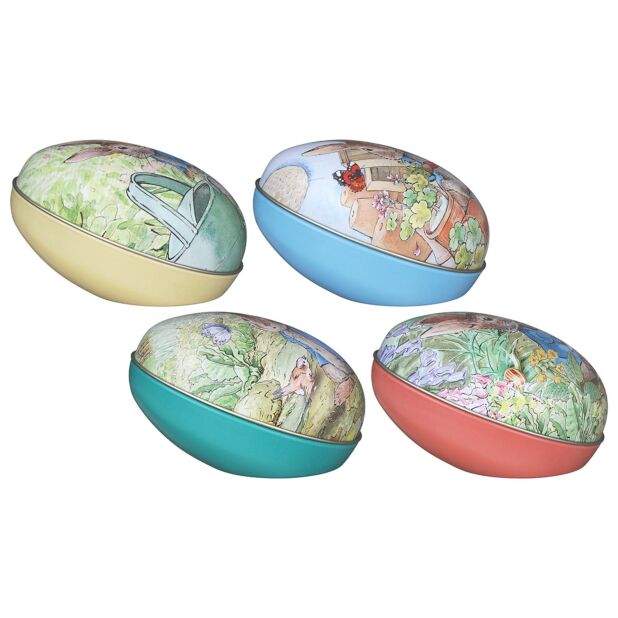 Peter Rabbit Easter Egg Tins - Collectible Easter Decorations for Home, Party & Gift Giving - Perfect for Easter Celebrations, Spring Decor & Children's Gifts