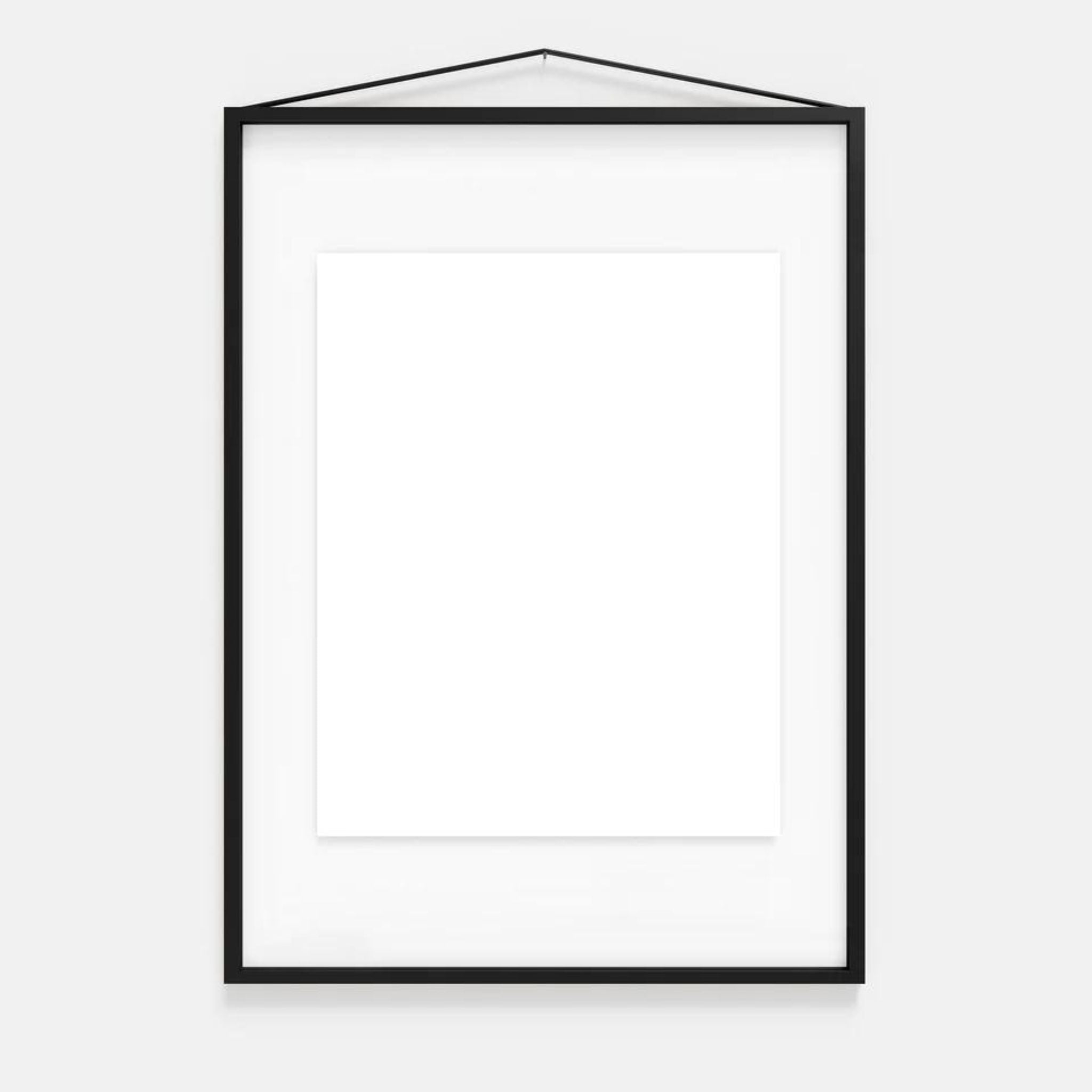 MOEBE Frame - Black Powder Coated Metal Picture Frame - 6 Size Options for Wall Art, Photos & Posters - Perfect for Home, Office & Gallery Decor