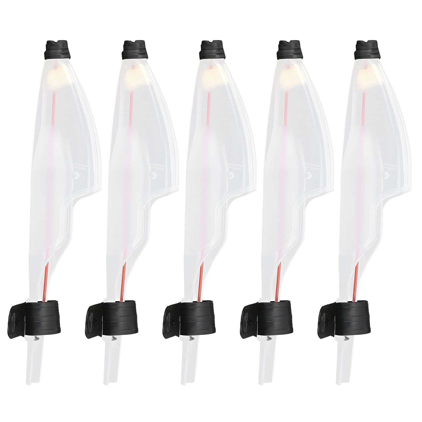 **Fishing Rod Tip Protector - 5 Pack Telescopic Rod Caps for Pole Protection | Durable Fishing Accessories for Saltwater & Freshwater | Ideal for Travel, Storage & Transport**