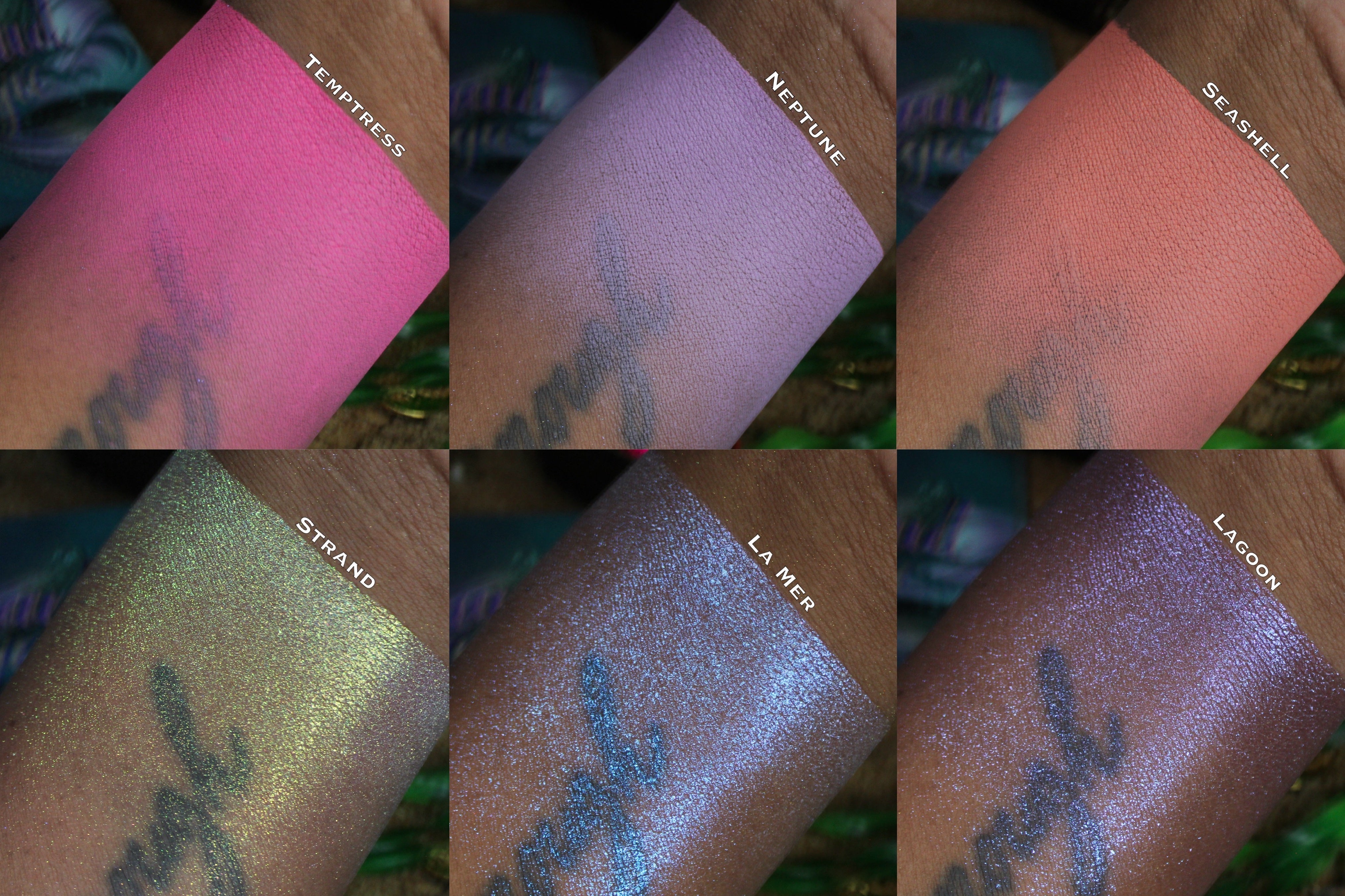 Mermaid Magic Face Palette - High-Quality Makeup Palette for Glowing Skin | Perfect for Parties, Photos & Special Occasions