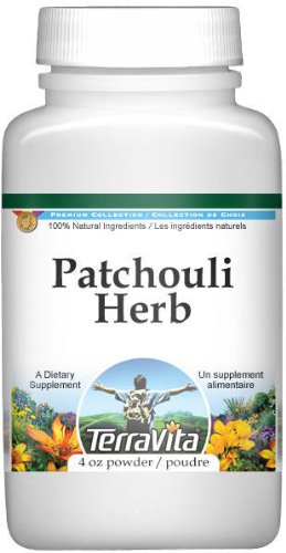 Organic Patchouli Herb Powder 4 oz | Premium Aromatherapy & Herbal Tea | ZIN: 516514 | Perfect for DIY Skincare, Relaxation & Spiritual Practices
