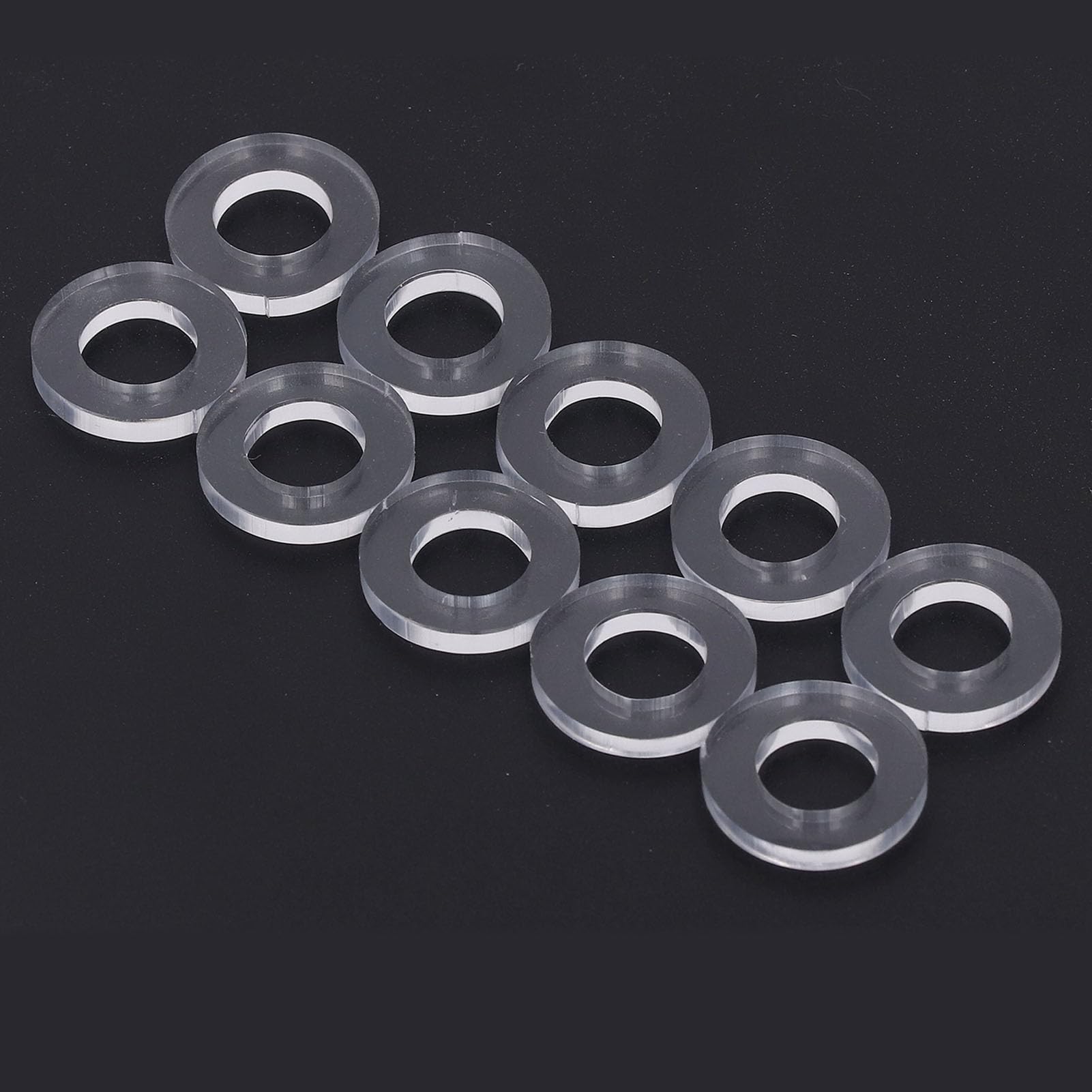 10PCS CO2 Regulator Washers & Gaskets - Silicone Seals & Rubber O-Rings for Soda Machine, CO2 Cylinder Exchange, Carbonator - Compatible with Soda Makers, Keg Systems, Home Brewing & Commercial Beverage Dispensing