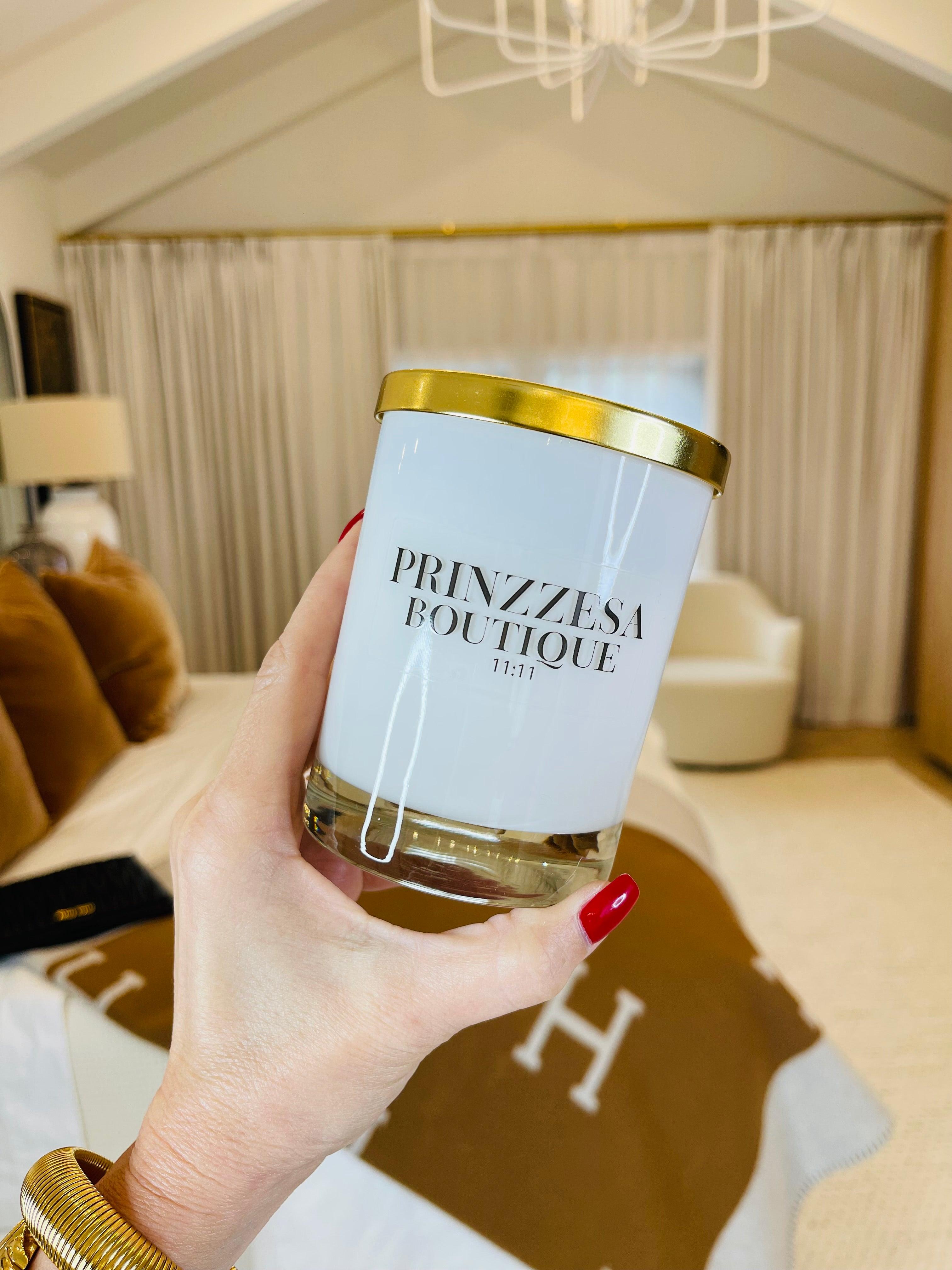 Prinzzesa Boutique 11:11 Scented Candle - Aromatherapy Soy Wax Candle for Home, Meditation & Relaxation - Perfect for Bedroom, Bathroom & Gift Giving