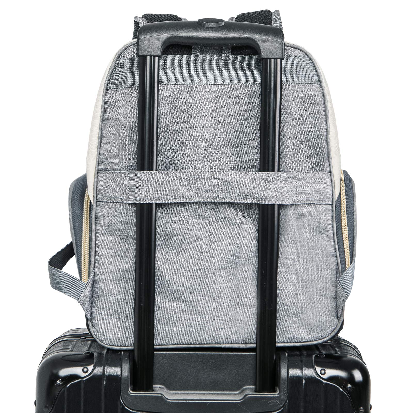 MOMIGO Breast Pump Backpack - Insulated Diaper Bag for Working Moms On-The-Go