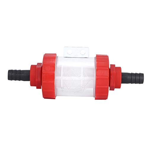 1 Inch Clear Pump Strainer Inline Mesh Filter for Garden Irrigation - Durable Water Pump Filter for Pipes, Sprinklers & Drip Systems - Perfect for Lawn, Farm & Greenhouse Watering