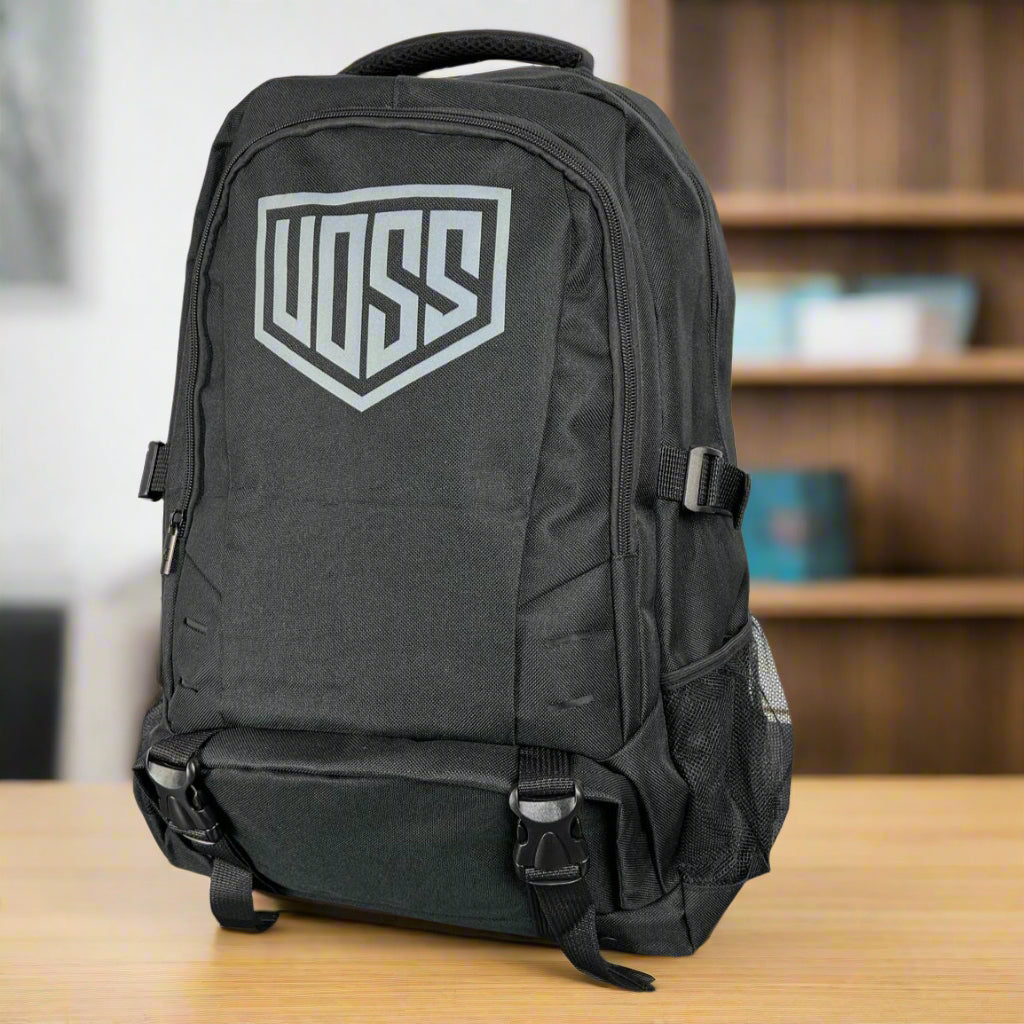 VOSS Expandable Backpack - Lightweight Helmet Carrier for Travel, Hiking & Cycling - Durable Water-Resistant Daypack for Commuters & Outdoor Adventures