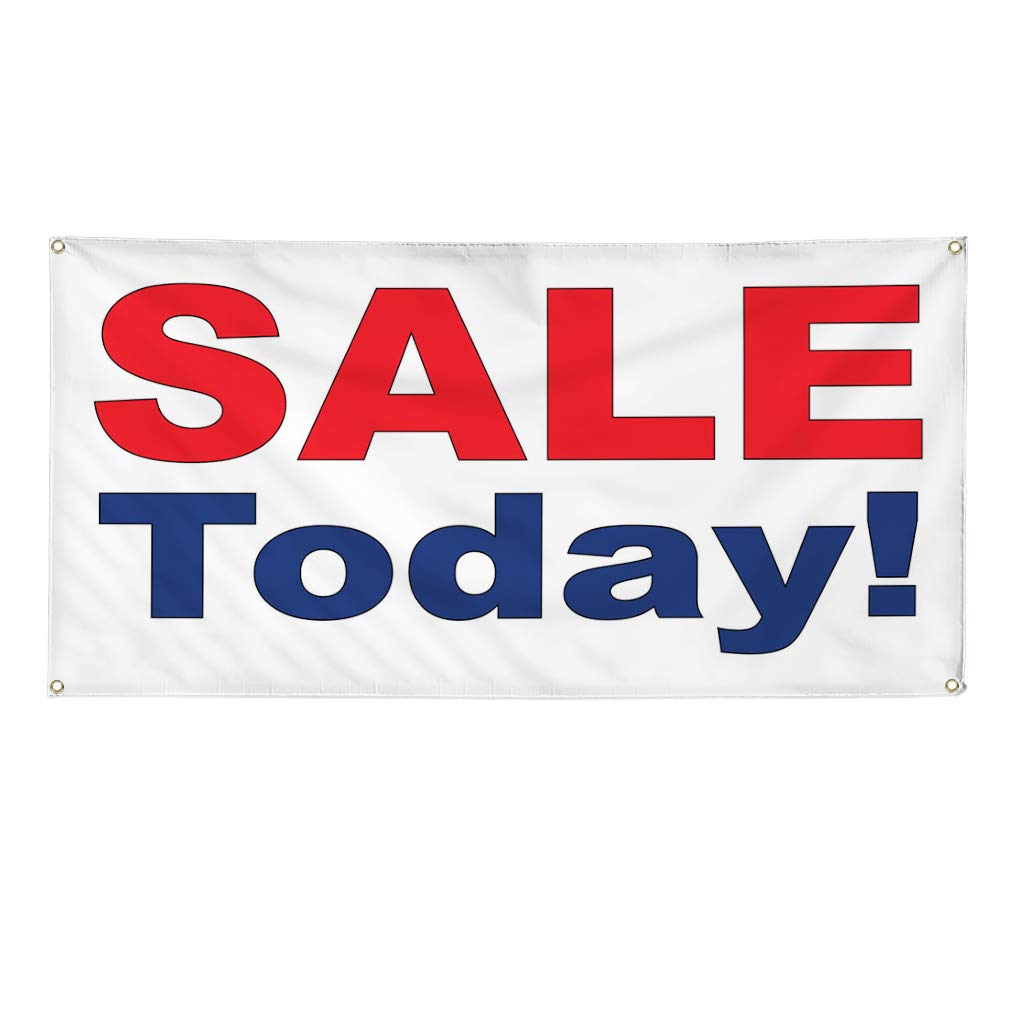 Premium Vinyl Banner - 48x96 Inches, 8 Grommets - Weatherproof Outdoor Business Sign for Yard, Industrial Use - Multiple Sizes Available (Red/Blue) - Perfect for Advertising, Events, and Construction Sites