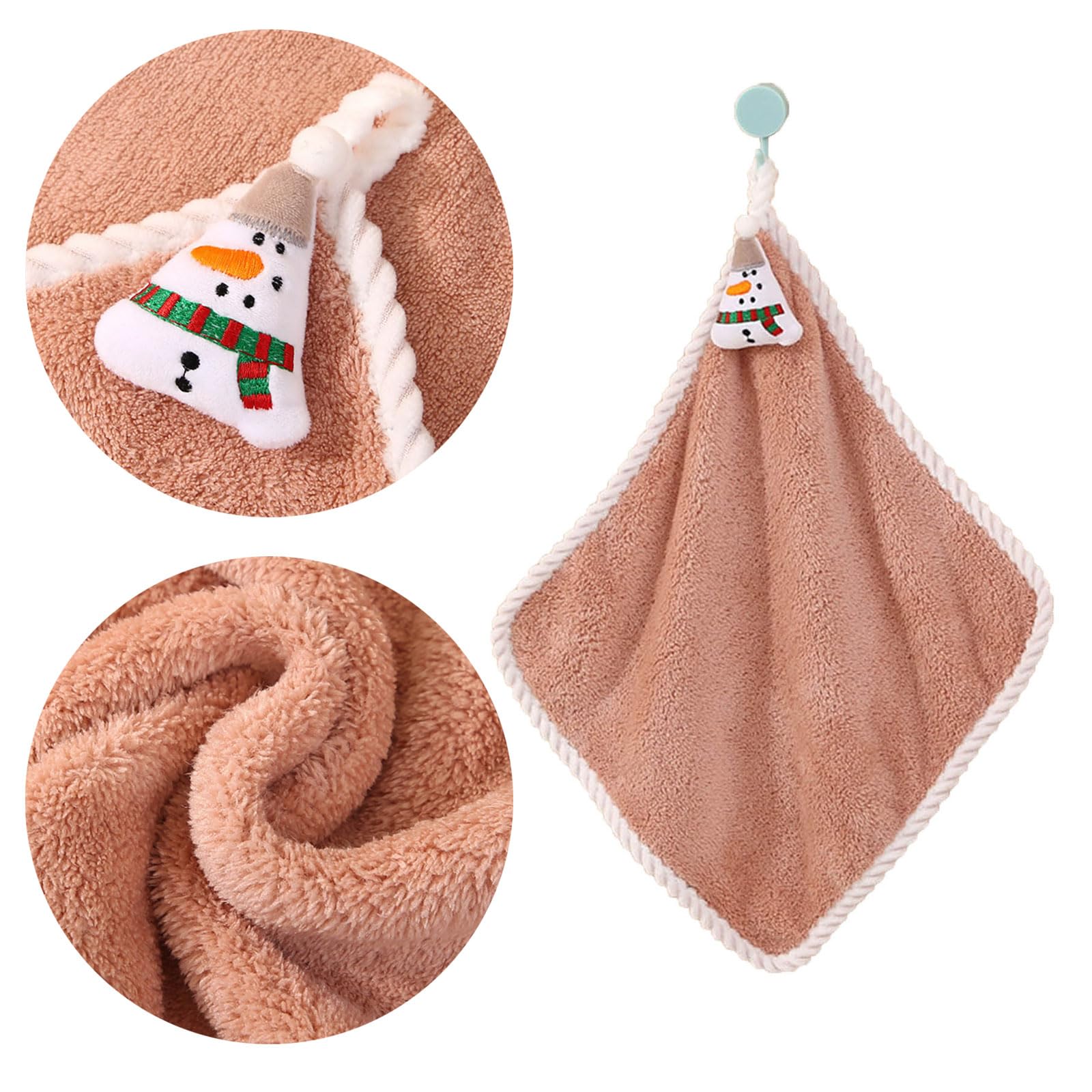 Cartoon Kids Hand Towels for Girls & Boys - Super Absorbent, Soft & Comfortable Washcloths with Hanging Loop - Perfect for Bathroom, Kitchen & Travel Use