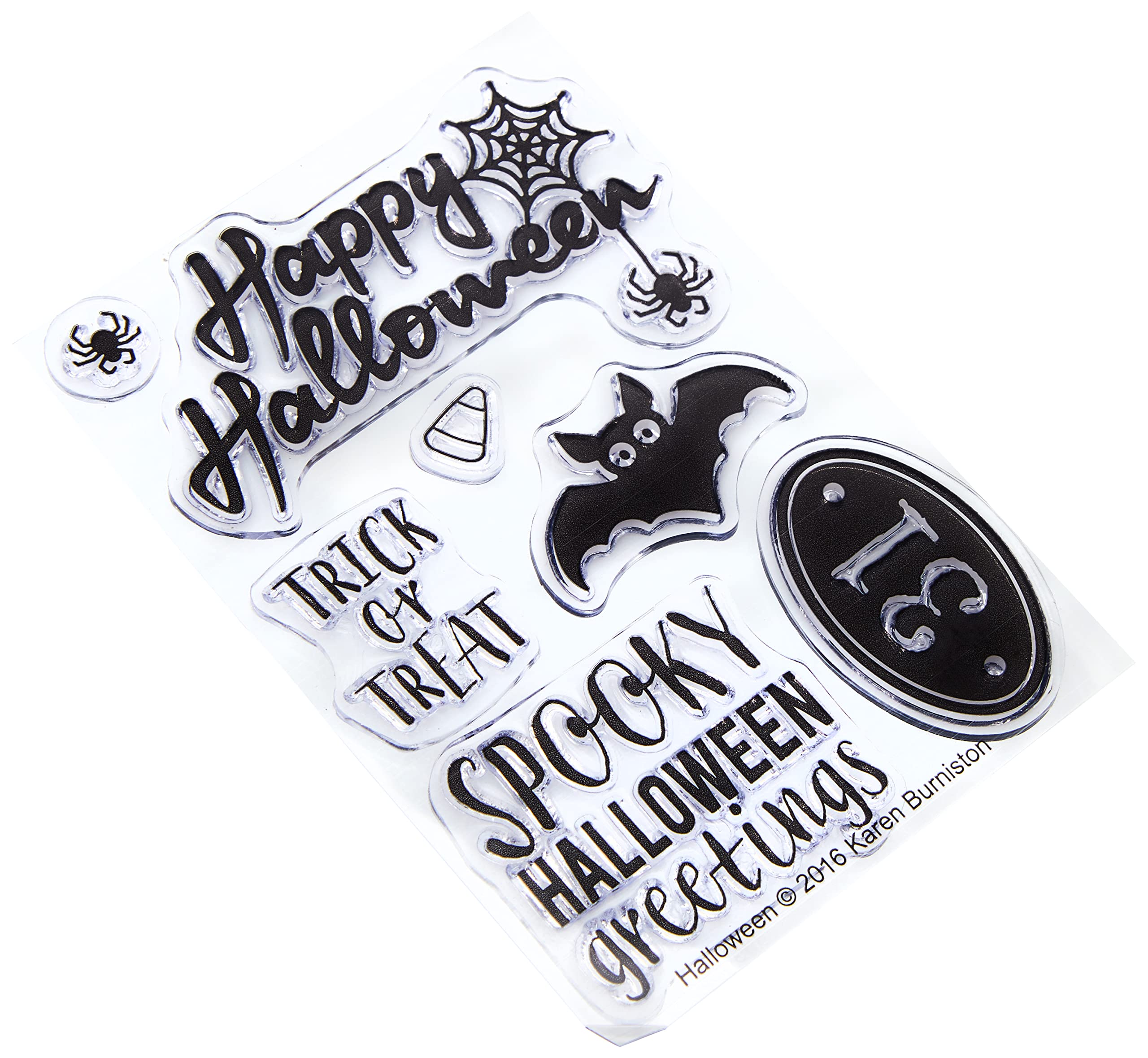 Halloween Clear Stamps 12.6x7.8cm - for DIY Crafts & Scrapbooking