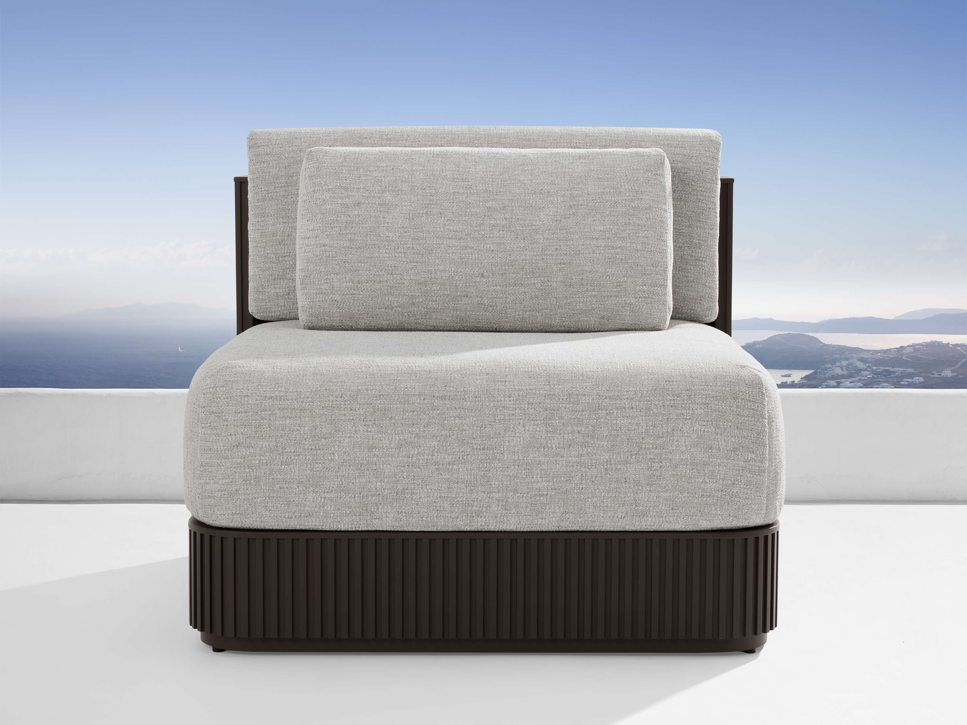Beaumont Outdoor Aluminum Lounge Chair - Lightweight & Durable Patio Furniture for Poolside, Garden, or Backyard Relaxation